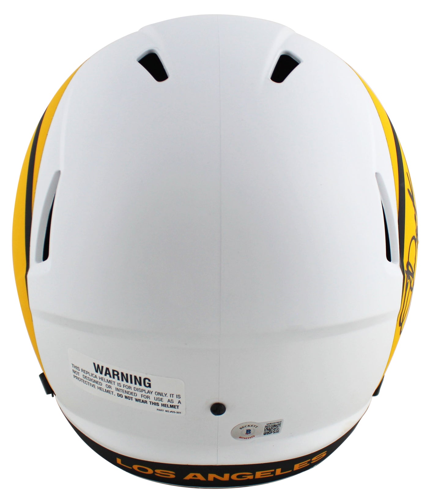 Rams RB Legends Bettis, Dickerson & Faulk Signed Lunar F/S Speed Rep Helmet BAS