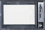Jackson Browne Musician Authentic Signed 3x5 Index Card Autographed BAS Slab 2