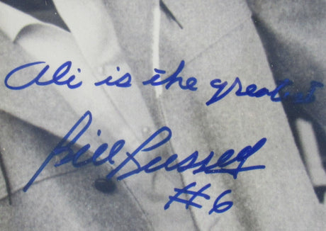 Bill Russell Signed Framed Auto Autograph 16x20 Photo w/ Insc JSA LOA