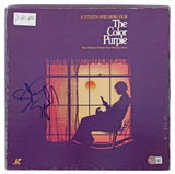 Steven Spielberg & Whoopi Goldberg Signed Color Purple Laser Disc Box Cover BAS