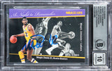 Magic Johnson Signed 2011 Hoops A Night To Remember #3 Card Auto 10! BAS Slabbed