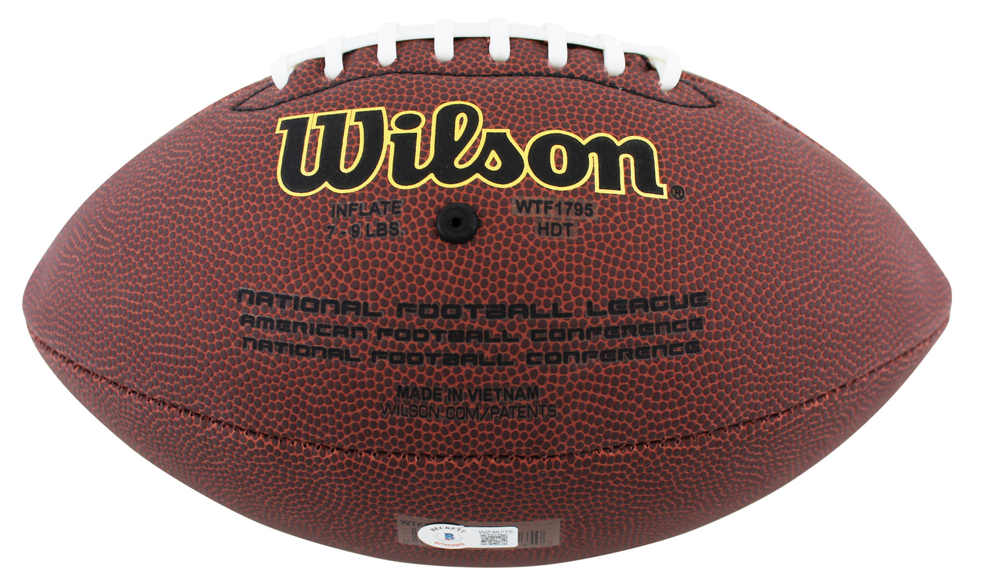 Colts Kwity Paye Authentic Signed Wilson Super Grip Nfl Football BAS Witnessed