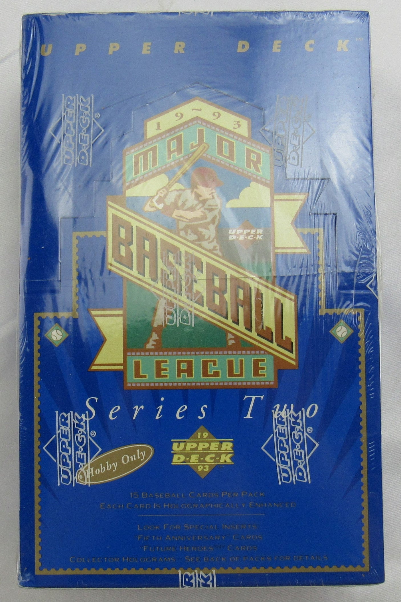 1993 Upper Deck Series Two Baseball Wax Box - Derek Jeter RC!