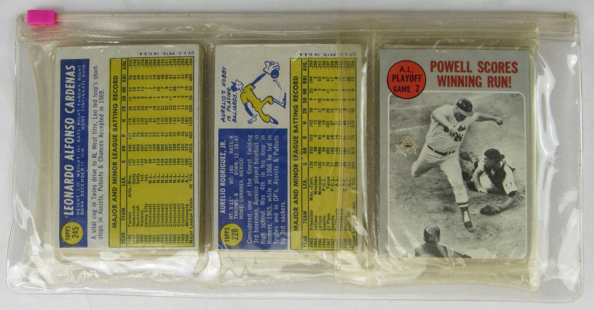 1970 Topps Steve Carlton Vintage Baseball Rack Pack - See Notes
