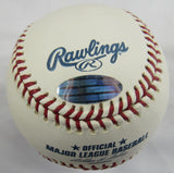 Jim Leyritz Signed Auto Rawlings Yankees Baseball Steiner Hologram