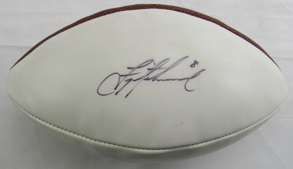 Troy Aikman Signed Wilson Football JSA CS78510 - White Panel