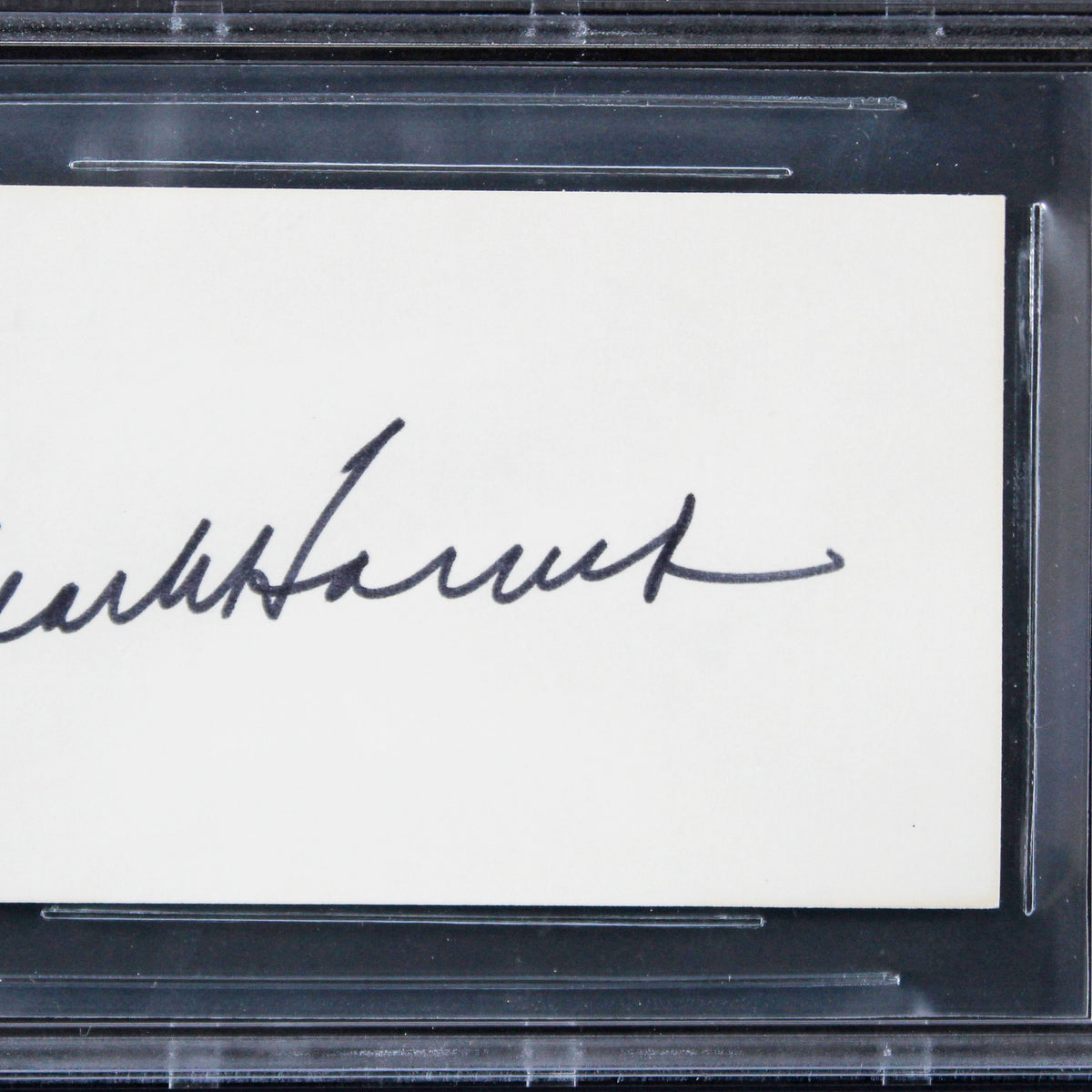 Mark Harmon NCIS Authentic Signed 3x5 Index Card w/ Black Signature BA ...