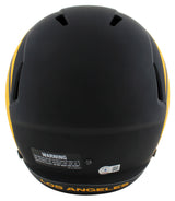 Rams Eric Dickerson "HOF 99" Signed Eclipse F/S Speed Rep Helmet w/ Case BAS Wit