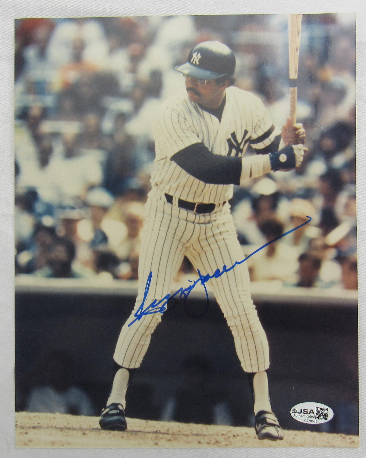 Reggie Jackson Signed 8x10 Photo JSA CS78635