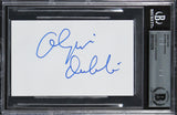 Olympia Dukakis Moonstruck Authentic Signed 3x5 Index Card BAS Slabbed 2