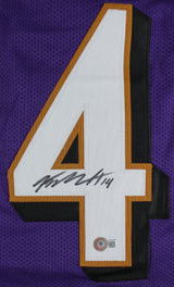 Kyle Hamilton Authentic Signed Purple Pro Style Jersey Autographed BAS Witnessed