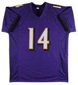 Kyle Hamilton Authentic Signed Purple Pro Style Jersey Autographed BAS Witnessed
