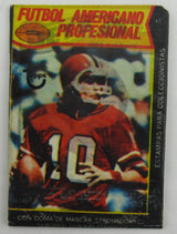 1977 Topps NFL Mexican Football Sealed 1 wax pack of 2 cards Mexico vintage