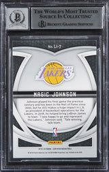 Lakers Magic Johnson Signed 2018 Certified LI #7 Card Auto 10! BAS Slabbed