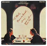 Yoko Ono "To Phil, Peace & Love" Signed Heart Play Album Cover BAS #A39328
