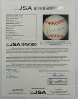 Hank Aaron Signed Auto Rawlings Baseball JSA LOA ZZ77769