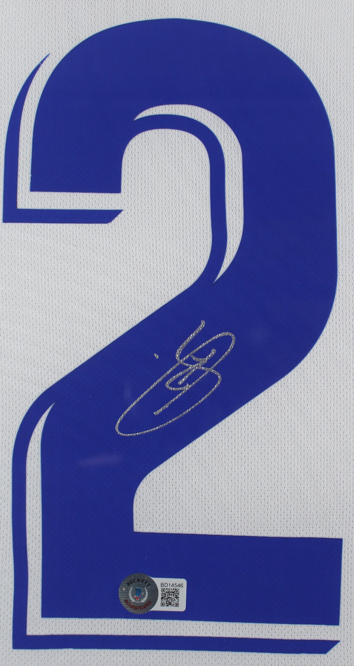 Real Madrid Vincius Vin Jr. Authentic Signed White Adidas Framed Jersey BAS