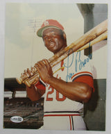 Lou Brock Signed 8x10 Photo JSA CS78632