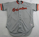 Frank Robinson Brooks Robinson Jim Palmer Signed Rawlings Baseball Jersey JSA CS78508