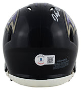 Ravens Kyle Hamilton Authentic Signed Speed Mini Helmet W/ Case BAS Witnessed