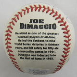 Joe DiMaggio Signed Auto Rawlings Baseball w/ Yankee Clipper Insc JSA LOA ZZ77771