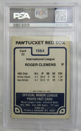 Roger Clemens Signed Auto 1984 TCMA Baseball Card PSA Encapsulated
