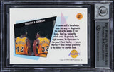 Lakers Magic Johnson Authentic Signed 1991 Skybox #471 Card Auto 10! BAS Slabbed