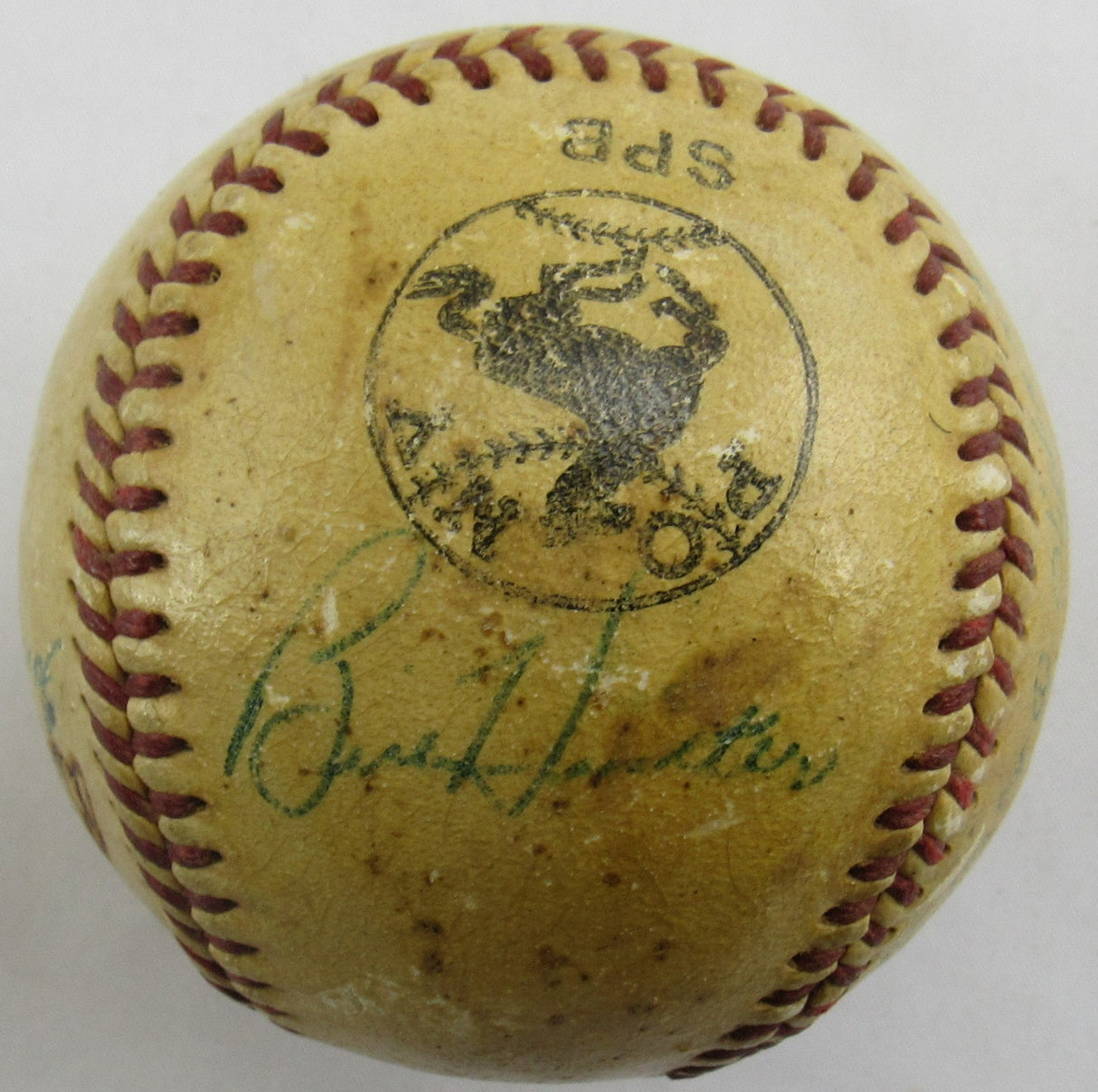 Elmer Oliphant Bob Turley Elston Howard+4 1955-1956 Yankees Team Signed Auto Rawlings Baseball JSA LOA ZZ82762