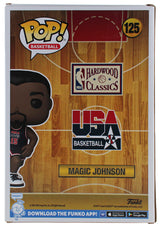 Magic Johnson "92 Gold" Signed 10" USA Basketball #125 Funko Pop Figure BAS 3