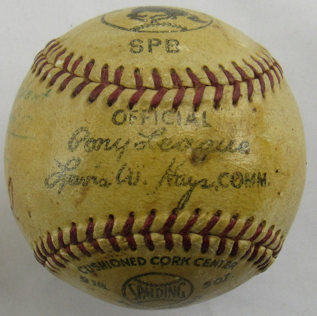 Elmer Oliphant Bob Turley Elston Howard+4 1955-1956 Yankees Team Signed Auto Rawlings Baseball JSA LOA ZZ82762