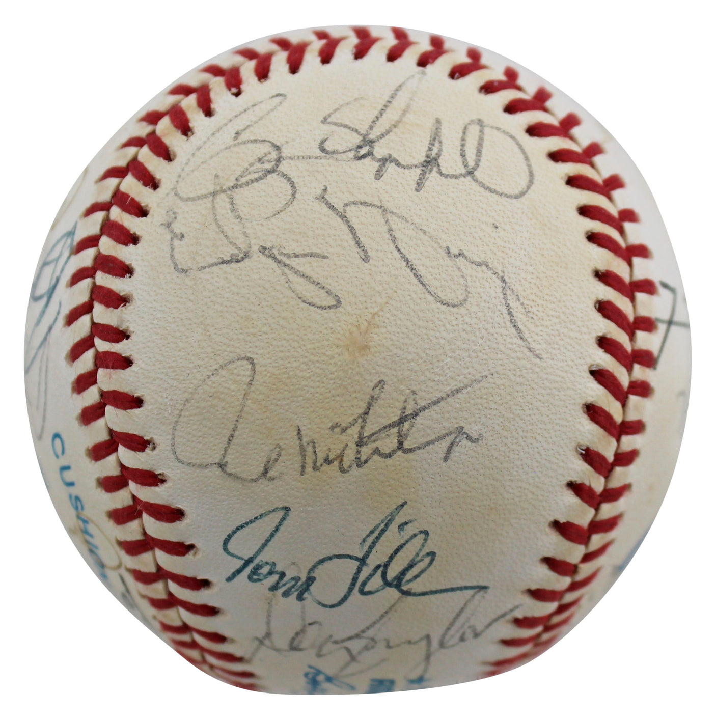 1991 Brewers (23) Yount Molitor, Sheffield +20 Signed Oal Baseball BAS #AC01906