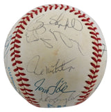 1991 Brewers (23) Yount Molitor, Sheffield +20 Signed Oal Baseball BAS #AC01906