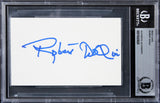Robert DoQui Coffy Authentic Signed 3x5 Index Card Autographed BAS Slabbed