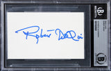 Robert DoQui Coffy Authentic Signed 3x5 Index Card Autographed BAS Slabbed