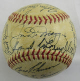 Joe DiMaggio, Yogi Berra, Phil Rizzuto +23 1948 Yankees Team Signed Auto Rawlings Baseball JSA LOA ZZ82757