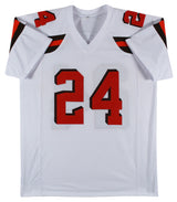 Nick Chubb Authentic Signed White Pro Style Jersey Autographed BAS Witnessed 2