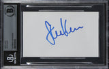 Bulls Steve Kerr Authentic Signed 3x5 Index Card Autographed BAS Slabbed