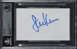 Bulls Steve Kerr Authentic Signed 3x5 Index Card Autographed BAS Slabbed
