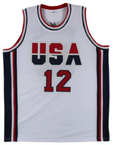 Dominique Wilkins Team USA Authentic Signed White Pro Style Jersey BAS Witnessed
