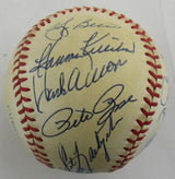 Roger Maris Mickey Mantle Ted Williams Hank Aaron +11 MLB Legends Signed Auto Rawlings Baseball JSA LOA ZZ82758