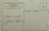 Jackie Robinson Signed Auto HOF Plaque Card JSA LOA Z19850