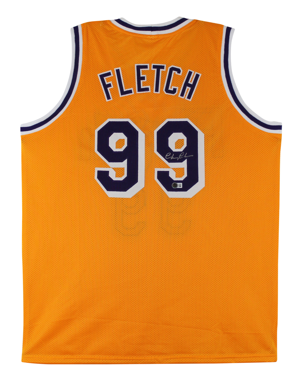 Chevy Chase Authentic Signed Yellow Fletch Jersey Autographed BAS Witnessed 2