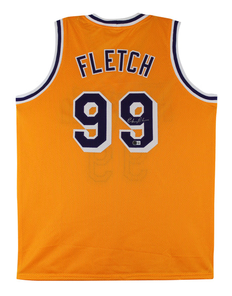 Chevy Chase Authentic Signed Yellow Fletch Jersey Autographed BAS Witnessed 2