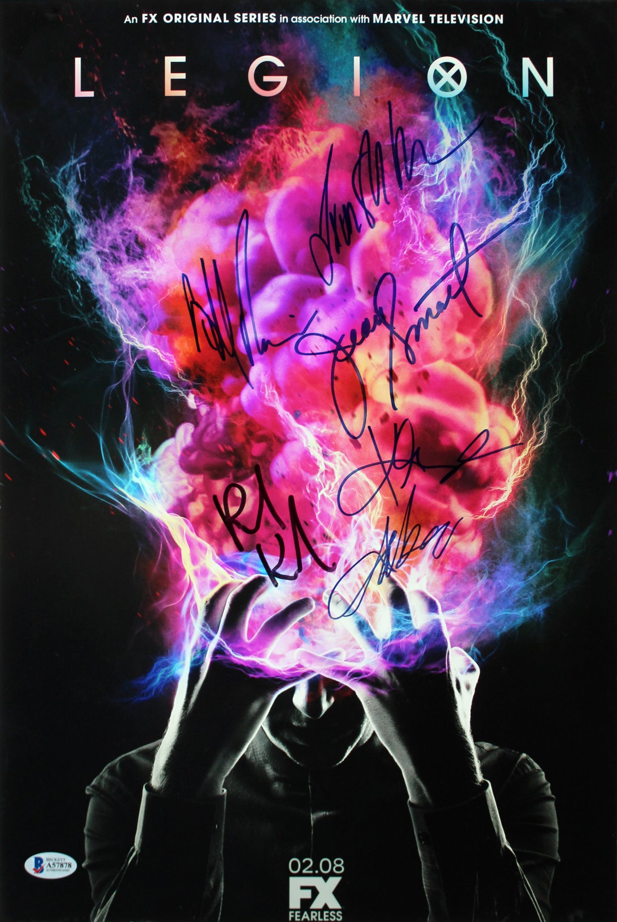 Legion (6) Smart, Keller, Thunder, Irwin +2 Signed 12x18 Photo BAS #A57878
