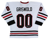 Chevy Chase Christmas Vacation "Harvey Keitel" Signed Santa Clark Jersey BAS Wit