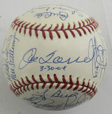 Derek Jeter Mariano Rivera Mike Mussina +23 2004 Yankees Team Signed Auto Rawlings Baseball JSA LOA ZZ82759