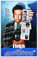 Chevy Chase Fletch "Mitch Comstein" Authentic Signed 12x18 Photo BAS #1W377557