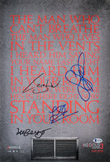Insidious (4) Whannell, Shaye, Scott & Berney Signed 12x18 Photo BAS #A57880