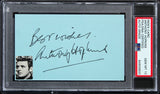 Anthony Hopkins The Silence of the Lambs Signed 3x5 Index Card Auto 10! PSA Slab