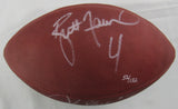 John Elway Brett Favre Signed Wilson Football JSA CS78711